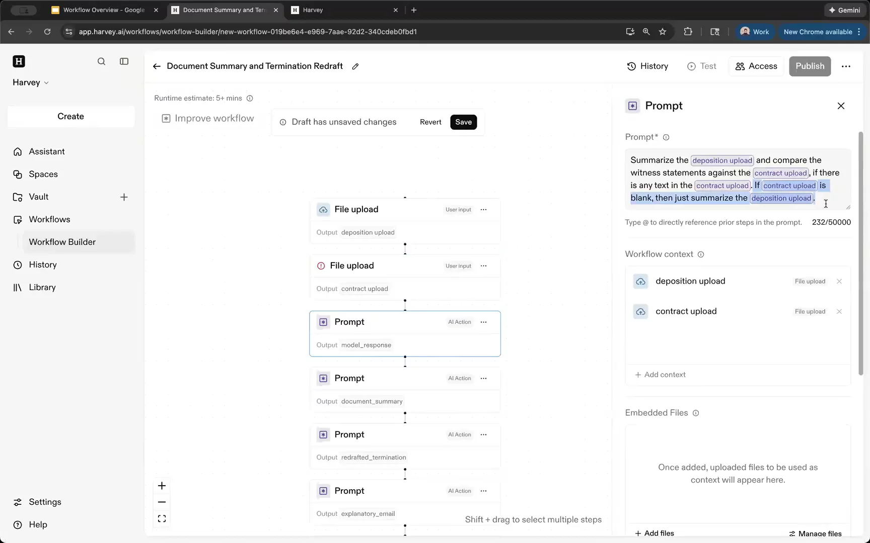 Harvey Workflow Builder Training