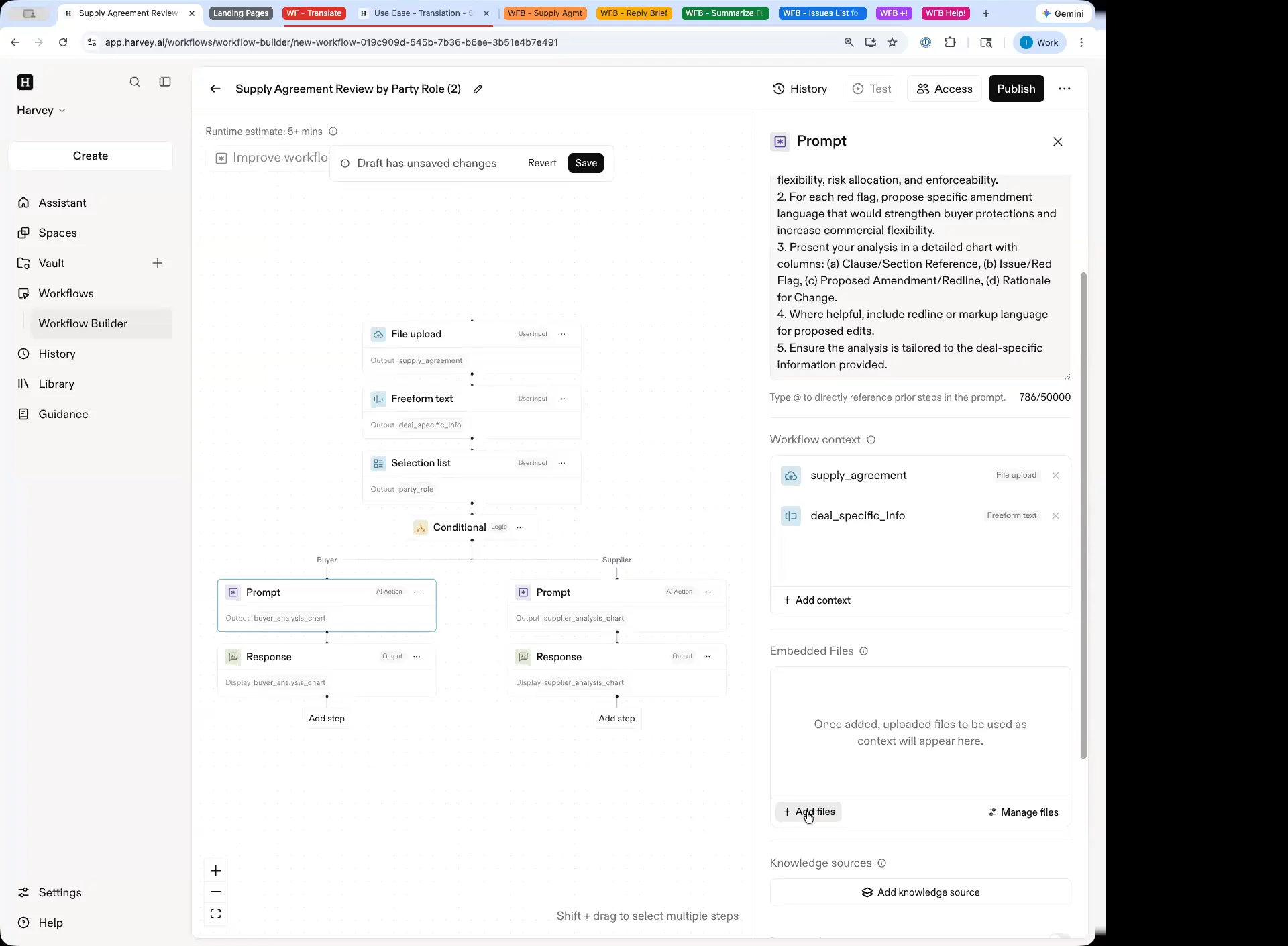 Harvey Workflow Builder