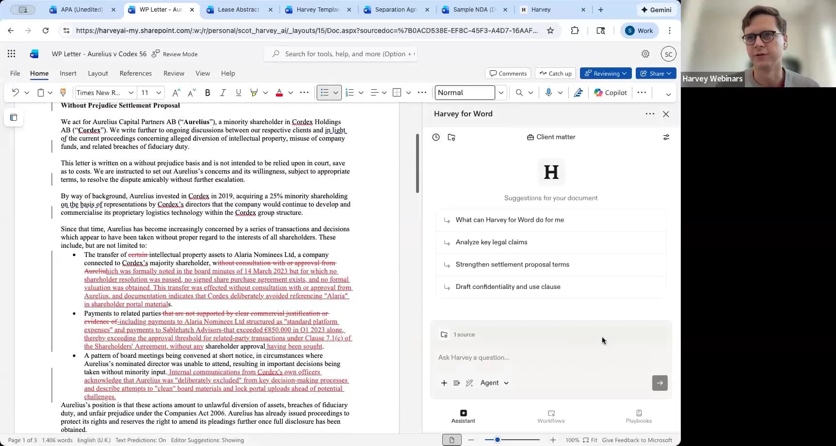 Harvey for Microsoft Word